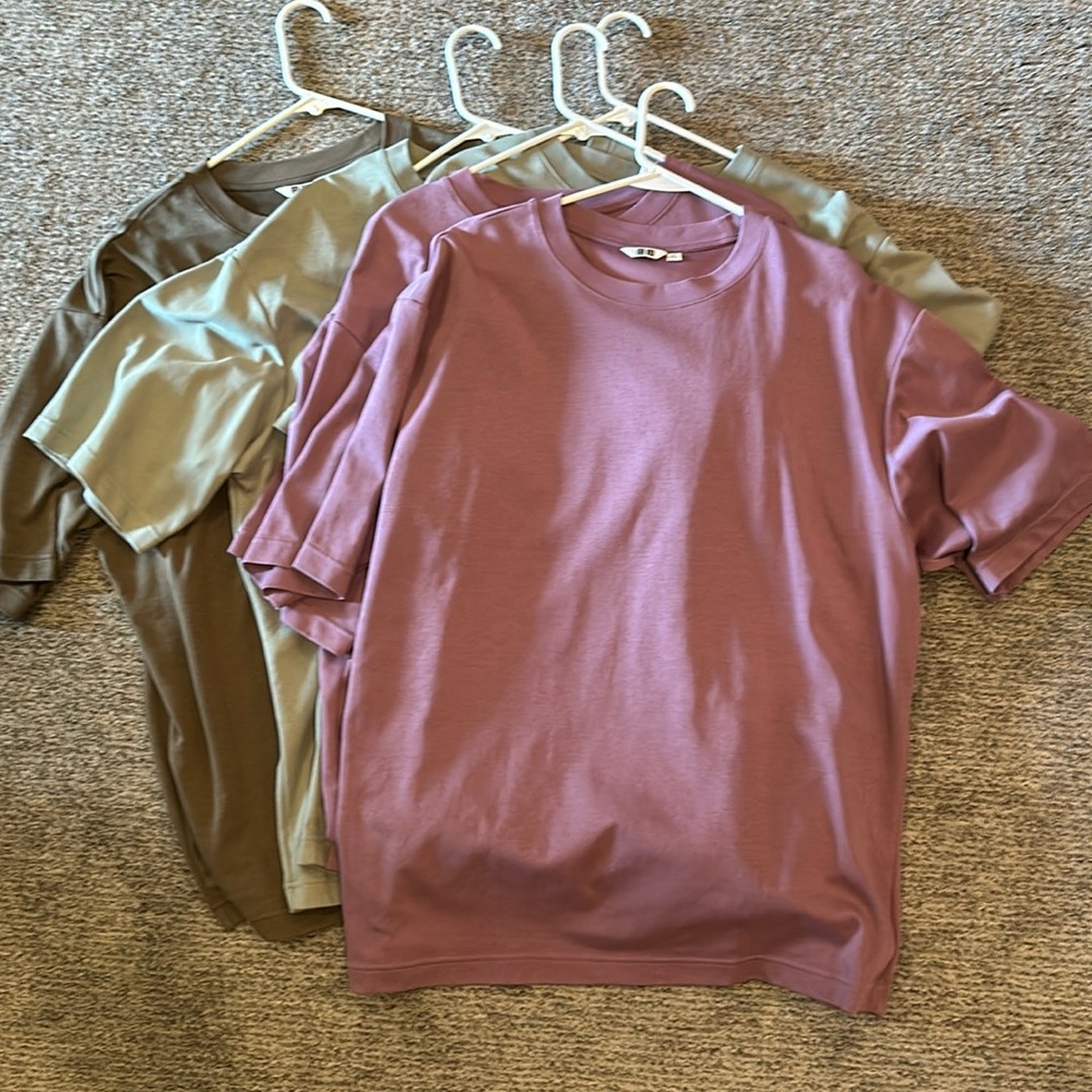 Unisex AIRISM half sleeve oversized tshirt